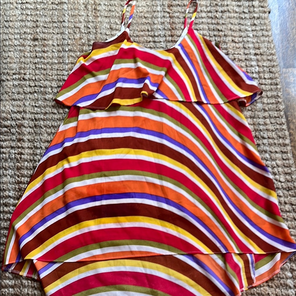 Colorful Striped Women's Top